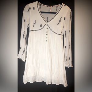 Long Sleeve White Dress